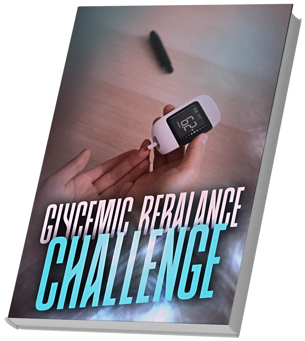 Glycemic Rebalance Challenge digital bonus guide included with GlucoBliss 3 and 6-bottle orders