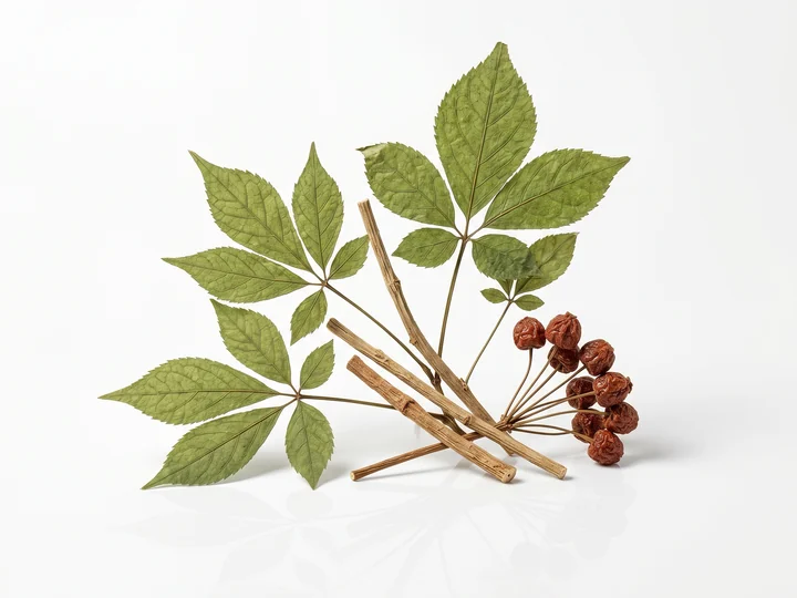 Panax ginseng root, an adaptogen listed in the GlucoBliss proprietary blend